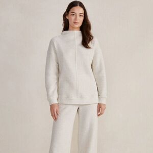 Haven Well Within Comfort Fleece Funnel Neck Pullover Sweatshirt